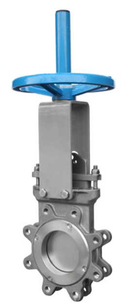 3" Orbinox Series 22 (Bi-Directional) 316SS Knife Gate Valve, Resilient seated (EPDM), Rising Stem, Hand Wheel