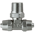 STC BTA Series Male Branch Tee Swivel- Barb Compression Fittings