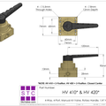 STC HV 420 Manual Air Valve- 1/4