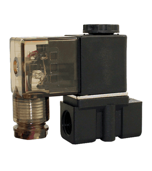 STC 2P025-S- 1/4" NPT Solenoid Valve, Nylon Plastic Body, 2-Way, Normally Closed, Direct Acting