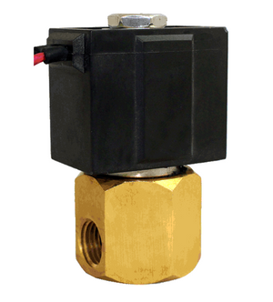 STC 2W025-H- 1/4" NPT Solenoid Valve, Brass Body, 2-Way, Normally Closed