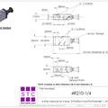 STC 4R210 Series Manual Air Valve- 1/4