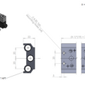 STC 4V-100M Series Mounted Manifold- Aluminum Base, 1/8