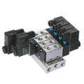 STC 4V-400M-8 Mounted Manifold- Aluminum Base, 1/8