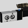 STC 4V310-3/8B Solenoid Valve- Spring Return NAMUR Mount, 4-Way, 5-Port, 2-Position