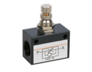 STC ASC N1/4 In-Line Flow Control (Panel Mount)