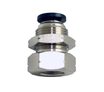 STC BC 10mm R1/4 K Bulkhead Connector- Push-In Air Fitting, R1/4,0-180 psi