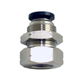 STC BC 10mm R3/8 K Bulkhead Connector- Push-In Air Fitting, R3/8,0-180 psi