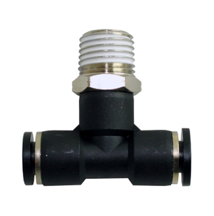 STC BT 3/16" N1/8 K Branch Tee- Push-In Air Fitting, 1/8" NPT,0-180 psi