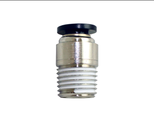 STC CC 5/32" N1/8 K Compact Male Connector (with Internal Hex)- Push-In Air Fitting, 1/8" NPT, 0-180 psi