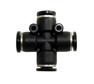 STC CU 4mm K Crosshead Union- Push-In Air Fitting, 0-180 psi