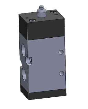 STC MSV-TSV 86522 Series Manual Air Valve- 1/4" NPT, 3 Way, 3 Port, 2 Position Valves