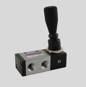 STC TSV98322M Manual Air Valve- 1/4" NPT, 3 Way, 3 Port, 2 Position Valves - Detented Lever