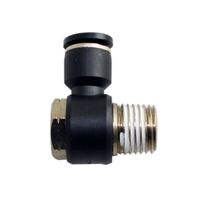 STC UE 5/32" N1/8 K Universal Elbow- Push-In Air Fitting, 1/8" NPT,0-180 psi