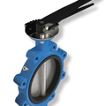 SVF Flow Control Streamline SLB Series Butterfly Valve, Ductile Iron Body with Epoxy Coating, Stainless Steel Disc, Lever Operated/Gear Operated, Dead End Service, BUNA Seat, Wafer Style