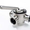 Sanitary Solutions SS11MPR3WAY, Three Way Rubber Plug Valve