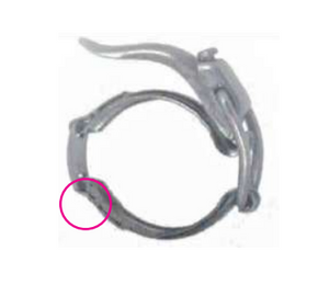 Sanitary Solutions SS13MHLA, Adjustable Light Duty Toggle Clamp, 304 Stainless Steel