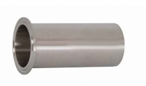 4" Sanitary Solutions SS14MPHT-4-316L, Clamp Tygon Hose Adapter, 316 Stainless Steel
