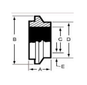 4" Sanitary Solutions SS14WIV-4-316L, Schedule 5 Pipe Short-Weld Male I-Line Ferrule, 316L Stainless Steel