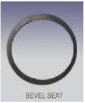 1-1/2" Sanitary Solutions SS40BS-X-1.5, White Silicone Bevel Seat Gasket