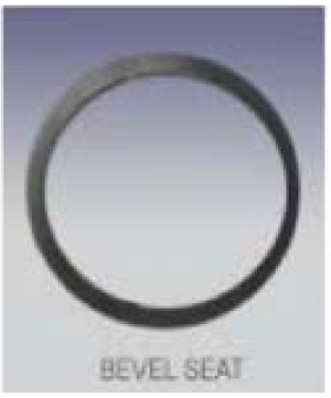 1" Sanitary Solutions SS40BS-X-1, White Silicone Bevel Seat Gasket