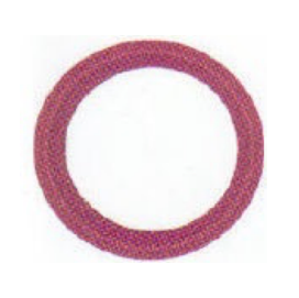 4" Sanitary Solutions SS40MP-UW-4, White BUNA-N Clamp Gasket - Type 1