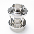 Sanitary Solutions SS54ILSG, In-Line Clamp Sight Glass, Pyrex Glass