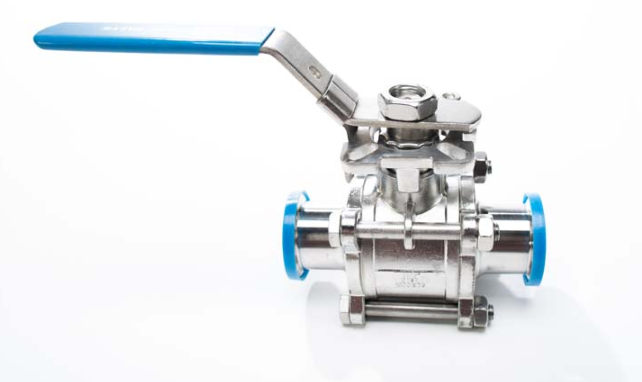 Sanitary Solutions SSEBVC, Two Way Clamp Ball Valve with Cavity Fillers