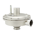 Steriflow FB5CPM Sanitary Air Operated Back Pressure Regulator - 316L Body 32 Ra, Teflon/Viton O-ring, Jorlon Diaphragm, Hard Seat - Includes 3A Cert, MTR, FDA Cert