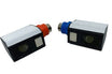 Tek-Trol Tek-Clamp 1200A-HSH Bracket-Mounted Ultrasonic Transducer Pair for Hand Held Flow Meter, 1/2