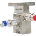 Tek-Trol Tek-Sub 7500A-2VM-PF-8N-SS, 2-Way Block and Bleed Manifold Valve, Flange x 1/2