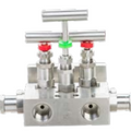 Tek-Trol Tek-Manifold 7500A-5VM-PF-8N-SS, 5-Way Block and Bleed, Flange x 1/2