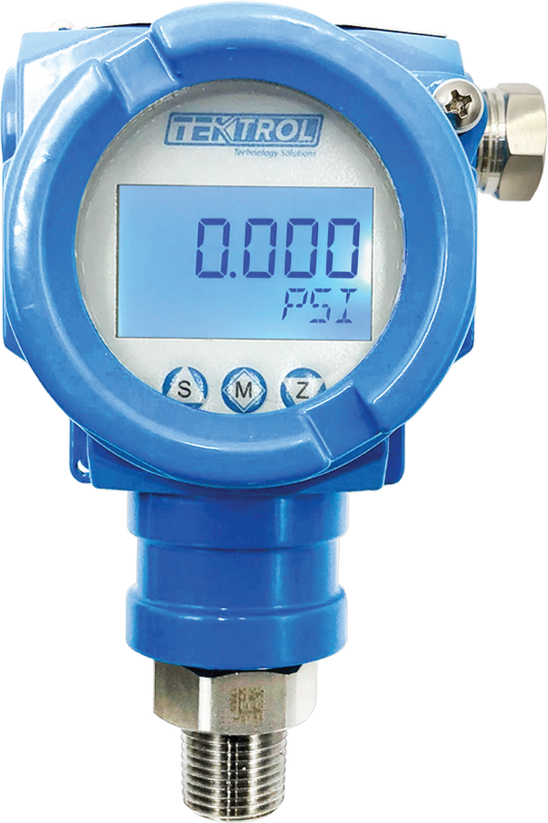Tek-Trol Tek-Bar 3120B-G2-CSA-1-HC-1 EXP Gauge Pressure Transmitter, 0-36 psiG range, 1/2