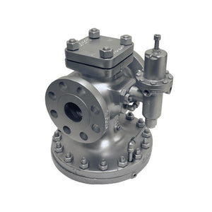 4" Watson McDaniel HSP-SS-20-F150-Y Pilot-Operated Pressure Regulating Valve, 10 - 40 Psig (Yellow), Stainless Steel Body, Standard Valve Port, 150# Flange