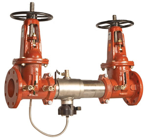10" Watts 957-OSY-FS 10, Lead-Free Stainless Steel, Reduced Pressure Zone Assembly Backflow Preventer, OSY Gate Valve Shutoff, Backflow Flood Sensor