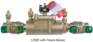 1-1/4" Watts LF007M2-QT-FZ 1 1/4, Lead-Free Cast Copper Silicon Alloy, Double Check Valve Backflow Preventer Assembly with Quarter Turn Ball Valve Shutoff, Single Top Entry, Freeze Sensor