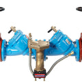 2-1/2 Watts LF909-OSY-FS 2 1/2, Lead-Free Cast Iron, Reduced Pressure Zone Backflow Preventer Assembly, OSY Gate Valve Shutoff, ArmorTek Coating, Backflow Flood Sensor