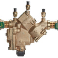 Watts LF909 Series, Lead-Free Copper Silicon Alloy, Reduced Pressure Zone Backflow Preventer Assembly, Quarter Turn Ball Valve Shutoff, Backflow Flood Sensor