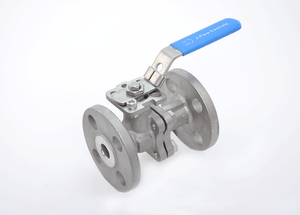 2-1/2" JFlow DM2533 - 2 Piece, Stainless Steel, 150# Flanged, Manual Ball Valve
